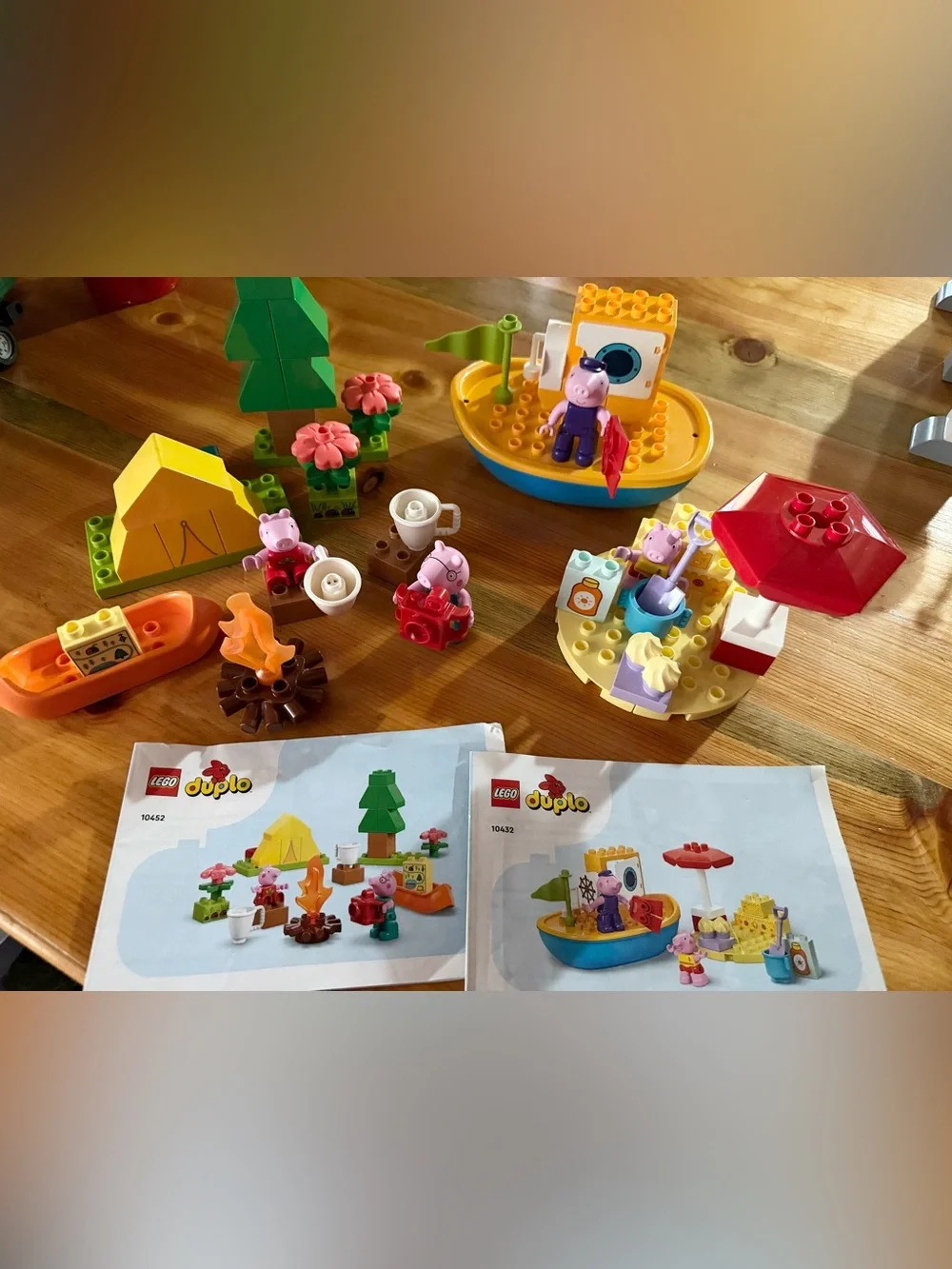 Duplo Lego Peppa Pig Sets 10432 & 10452